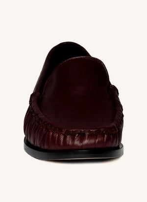 Odare - Rudi Croco Kabartmalı Loafer Ayakkabılar | Bordo
