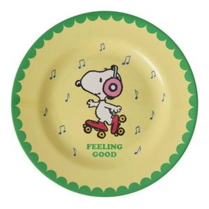 Rice - Feeling Good melamin tabak - Rice x Snoopy | Sarı