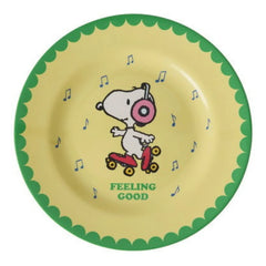 Rice - Feeling Good melamin tabak - Rice x Snoopy | Sarı