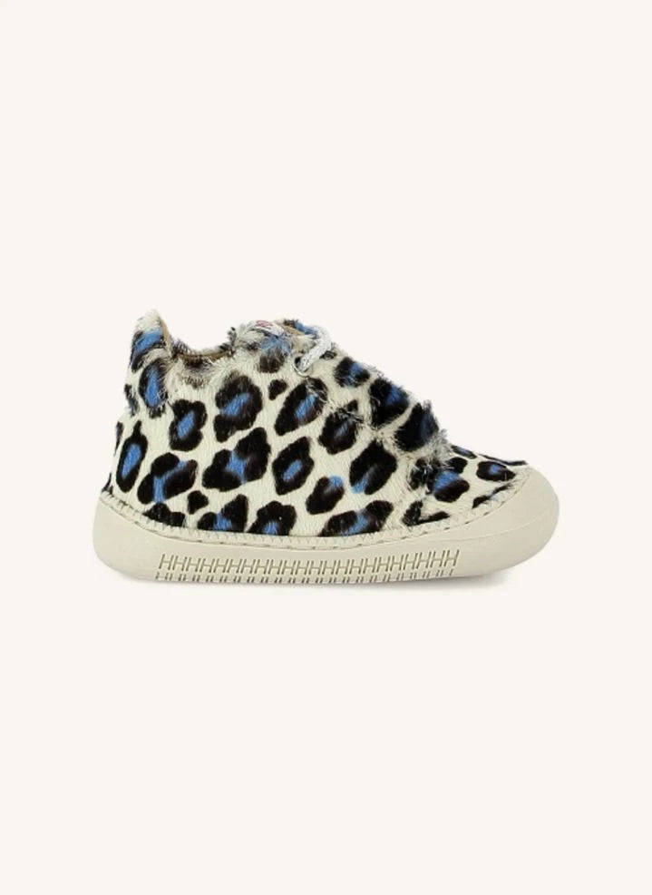 Pom d'Api - Yaka Speed Leopard Sneakers | أبيض