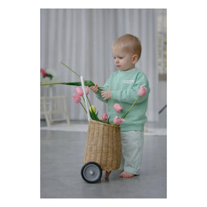 Lililotte - Solal organik pamuk sweatshirt | Nane Yeşili