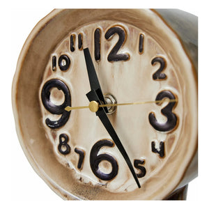 HKliving - Retro seramik saat | Krem