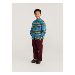 Bobo Choses - Tartan gömlek | Mavi