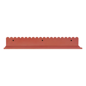 Nobodinoz - Vibes duvar rafı 50x16 cm | Terracotta