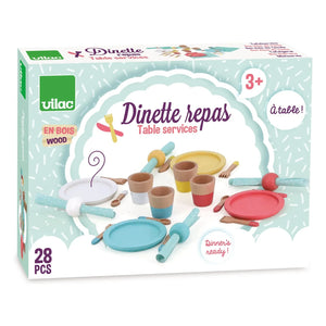 Vilac - Ahşap yemek seti