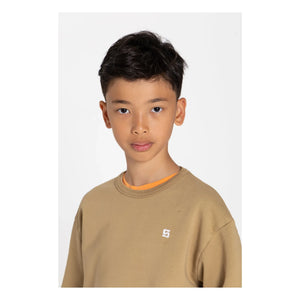 Smallable Kid - Arlo organik pamuk sweatshirt | Kahverengi