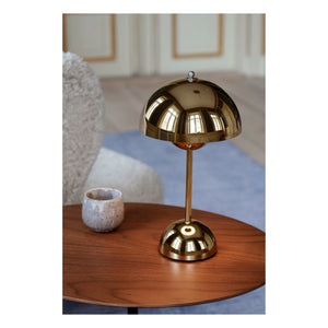 & Tradition - VP9 Flowerpot Taşınabilir Masa Lambası, Vernon Panton | Pirinç