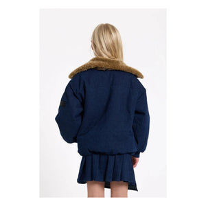 Finger in the nose - Aria Denim Aviatör Ceket | Denim brut