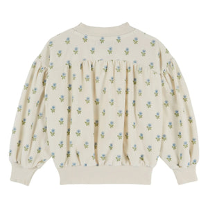 Emile et Ida - Organik Pamuk Kadife Sweatshirt | Ekru