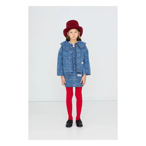 Tinycottons - Çiçek Desenli Denim Ceket | Oats