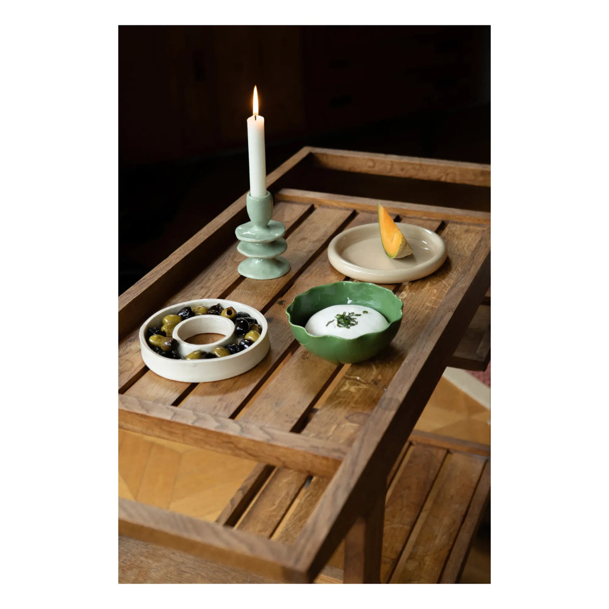Casa Cecu - Sırlı Stoneware Kase | Haki