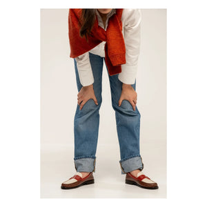 Lachoix - Penny Tricolor Loafer | Kahverengi