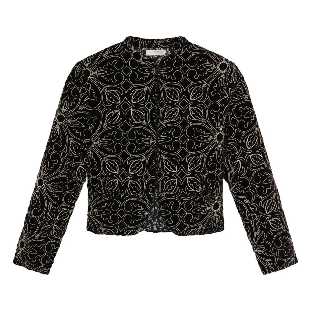 Maison Hotel - Night Lilly Odette Kadife Ceket | Siyah