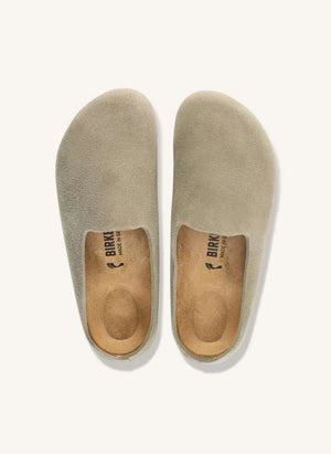 BIRKENSTOCK - صندل أمستردام مغطى بالجلد المدبوغ