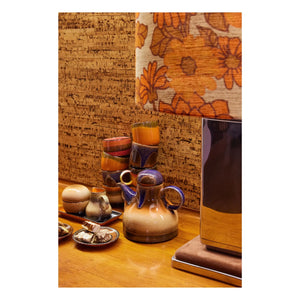 HKliving - Brazil seramik kupalar - 70s Ceramics - 4'lü set
