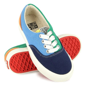 Bonton - Lastikli Dantelli Skate Sneakers | Lacivert