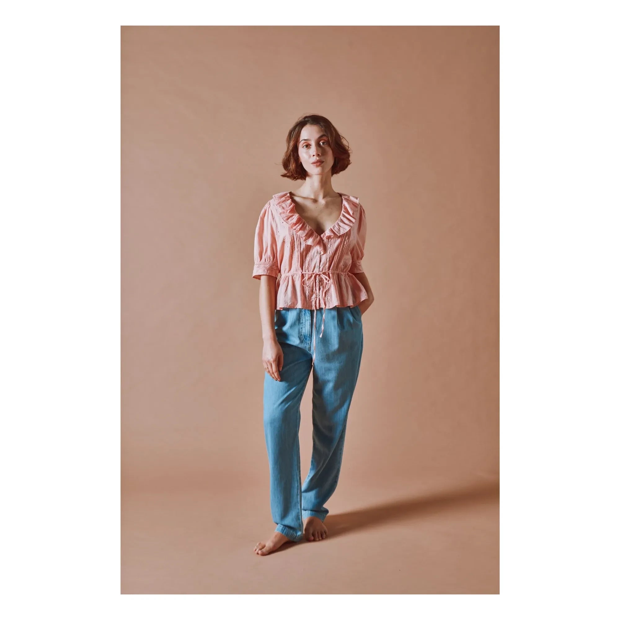Emile et Ida - Denim Havuç Pantolon | Mavi