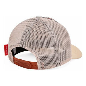 Hello Hossy - Trucker Leopar Kavisli Siperlikli Şapka Geri Dönüştürülmüş Elyaflar | Krem