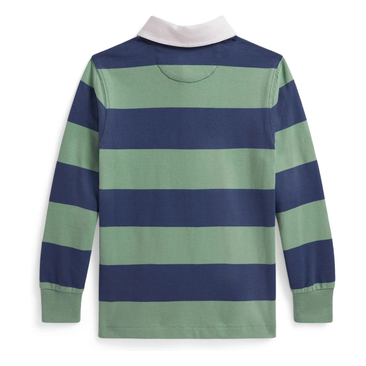 Ralph Lauren - Uzun kollu Rugby çizgili polo tişört | Nane Yeşili
