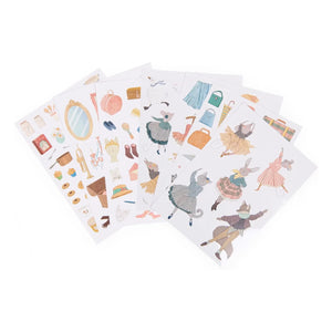 Moulin Roty - Sticker kitapçığı - La petite école de danse