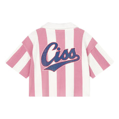 Cos I Said So - Ciss Çizgili Polo Tişört | Pembe