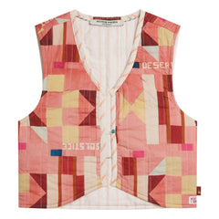 Scotch & Soda - Geometrik Çift Taraflı Yelek | Pembe
