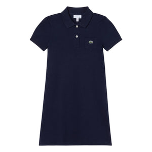 Lacoste - Organik Pamuk Polo Elbise | Lacivert
