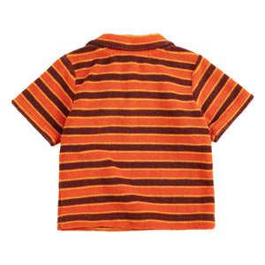 Bobo Choses - Çizgili Bebek Polo | Turuncu