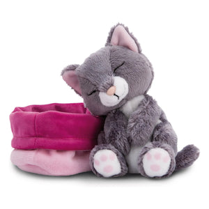 Nici - Sarılan Oyuncak Kedi - Uyuyan Evcil Hayvanlar | Gri
