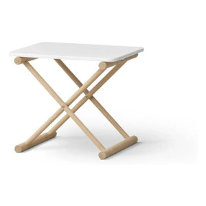 Oliver Furniture - Meşe renkli alçak yatak yanı sehpası | Beyaz