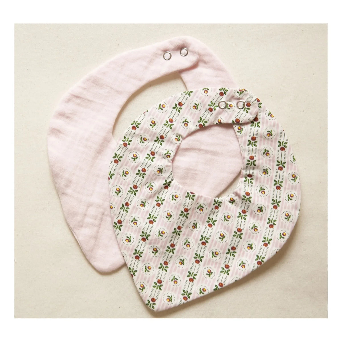 Editions Aimable - Bandana Brigitte - طقم من 2 قطعة | Pommette Poplin