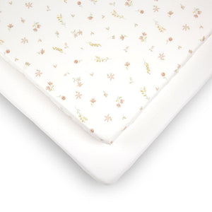 CuddleCo 4pc Cot Bed Bedding Set - Cashmere Meadow-Bedding Sets-Cashmere Meadow-Cot Bed | Natural Baby Shower