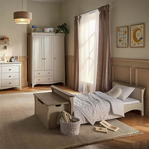 CuddleCo Clara Luxe 2pc Set - Cashmere/Ash-Nursery Sets-Cashmere/Ash- | Natural Baby Shower