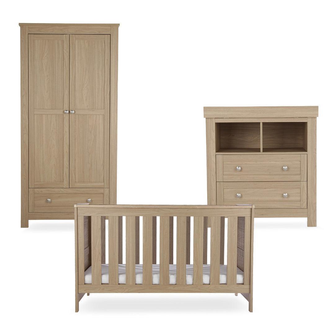 CuddleCo Burford 3pc Set - Oak-Nursery Sets-Oak- | Natural Baby Shower
