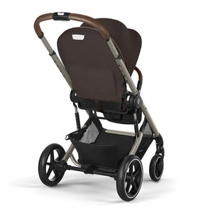 Cybex Balios S Lux Pushchair - Chocolate Brown-Strollers-Chocolate Brown-Taupe | Natural Baby Shower