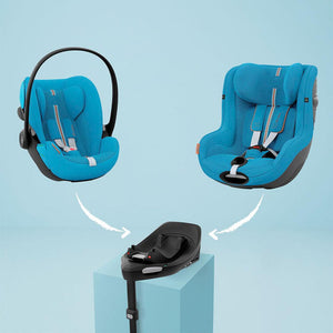 CYBEX Base G 360° Rotating ISOFIX Car Seat Base - Black-Car Seat Bases-Black- | Natural Baby Shower