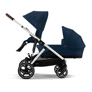 CYBEX Gazelle S Double Pushchair - Ocean Blue-Strollers-Ocean Blue-Without Carrycot | Natural Baby Shower