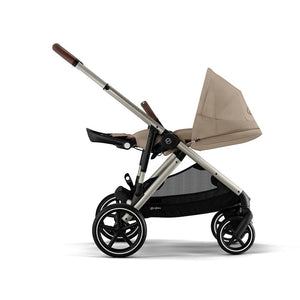 CYBEX Gazelle S Double Pushchair - Almond Beige-Strollers-Almond Beige-Without Carrycot | Natural Baby Shower