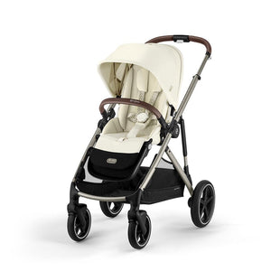 CYBEX Gazelle S Double Pushchair - Seashell Beige-Strollers-Seashell Beige-Without Carrycot | Natural Baby Shower