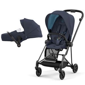CYBEX Mios Pushchair - Nautical Blue (2022)-Strollers-Matt Black-Lite | Natural Baby Shower