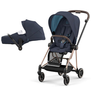 CYBEX Mios Pushchair - Nautical Blue (2022)-Strollers-Rose Gold-Lite | Natural Baby Shower