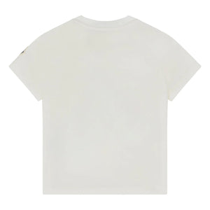 Moncler - Monogram logolu T-shirt | Beyaz