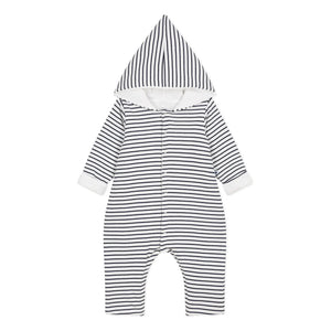 Petit Bateau - Uzun Kapüşonlu Tulum | Lacivert