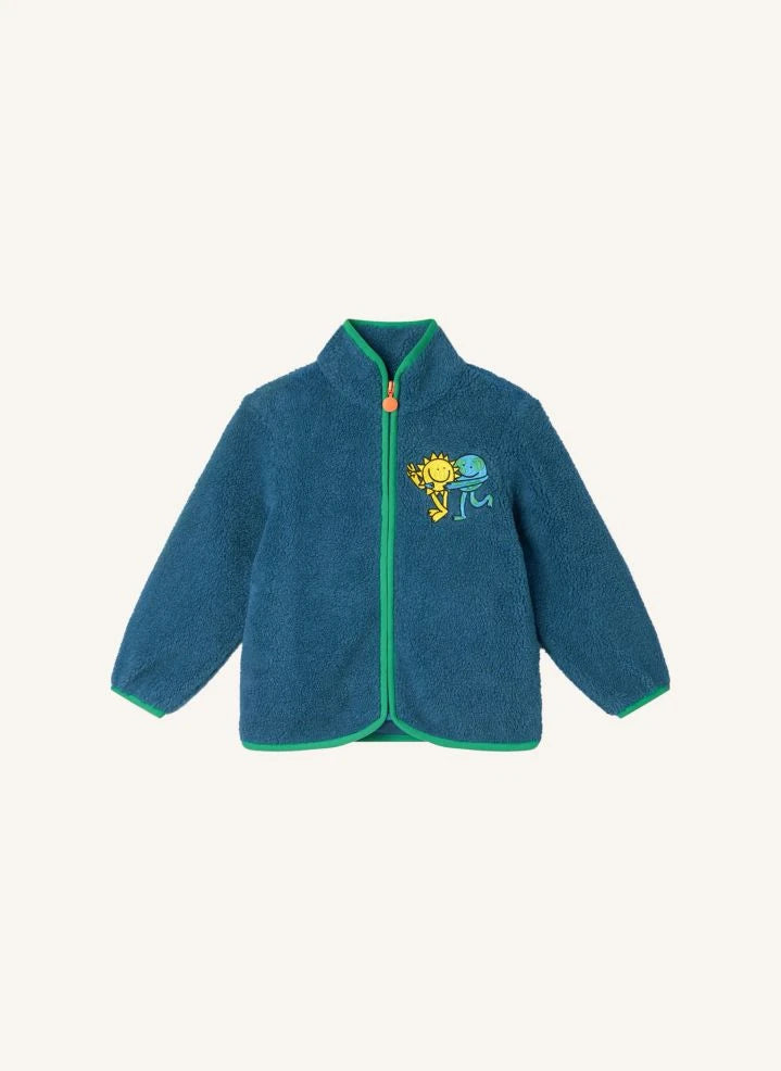Stella McCartney Kids - Earth Sherpa جاكيت | أزرق