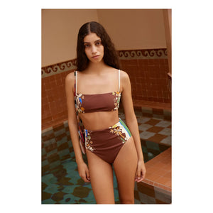 Alémais - Maillot Üstü Morocco Geri Dönüştürülmüş Lifler | Kahverengi