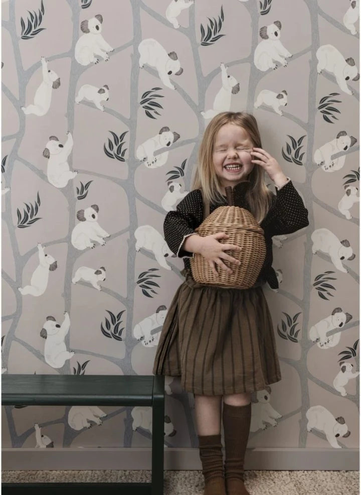 Ferm Living Kids - سلة التفاح المحبوكة