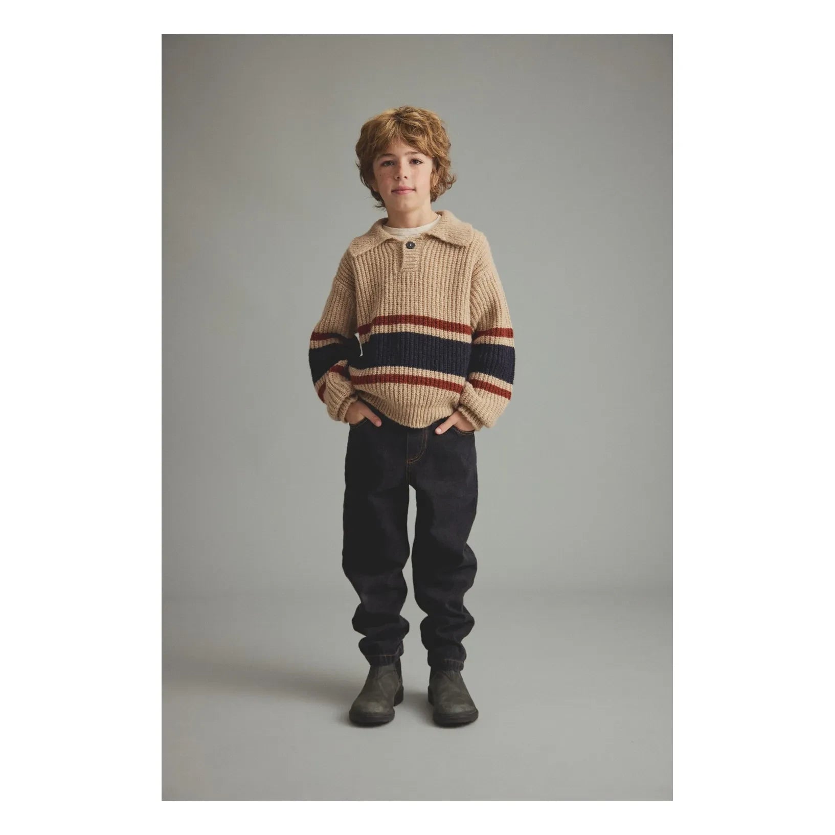 Cozmo - Bari Polo Yaka Kazak | Bej