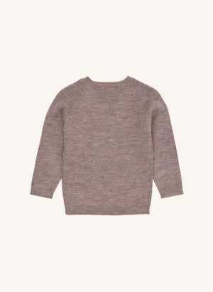Copenhagen Colors - كنزة كلاسيكية من صوف ميرينو | Taupe Brown