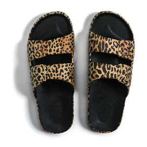 Freedom Moses - Fierce Leopard sandaletler | Siyah