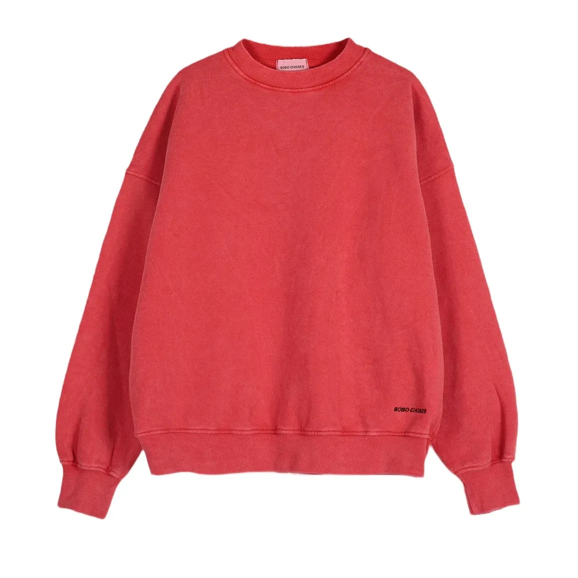 Bobo Choses - Hidden Monster organik pamuklu sweatshirt | Kırmızı